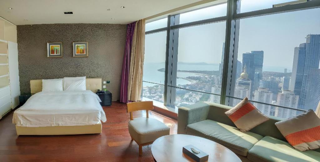 Grand Madison Qingdao Harbour-View Central（Former Qingdao Farglory Hotel） Esterno foto